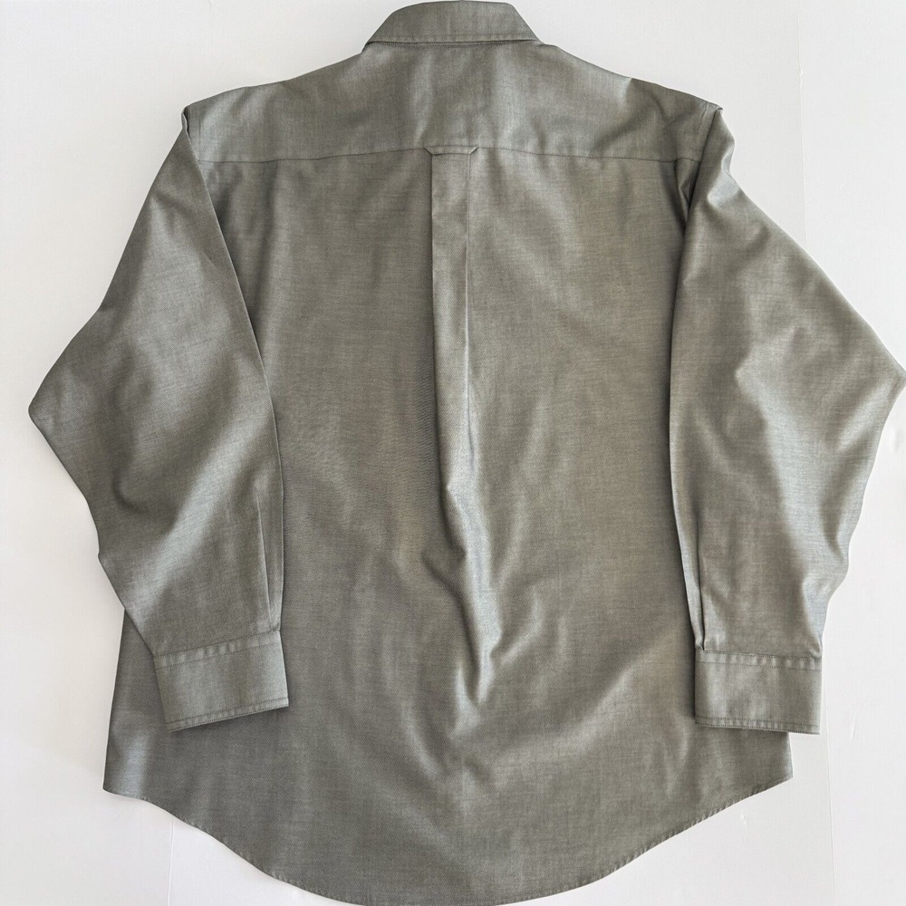 Cabela's Outfitter Series Mens Long Sleeve Button Down Shirt - Size L - Gray - Picture 5 of 8